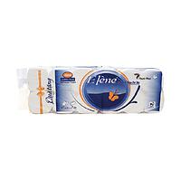 Giấy vệ sinh Elène xanh 3 lớp không lõi (10 cuộn)