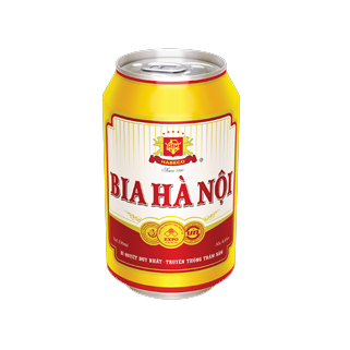 Bia Hà Nội  lon 330ml