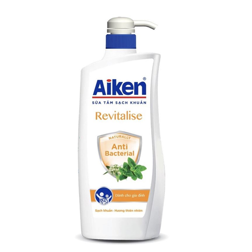AIKEN sữa tắm sạch khuẩn REVITALISE 850g